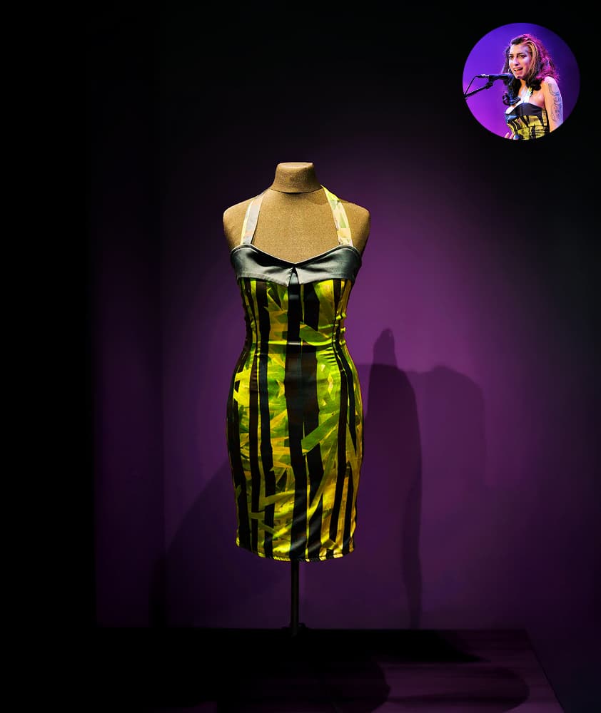 Amy Winehouse's final performance dress