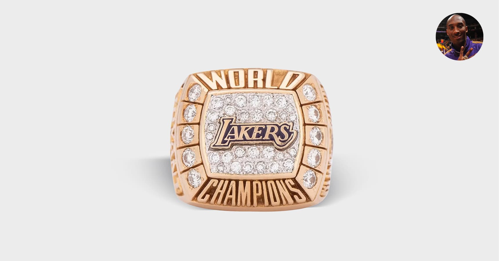 Kobe Bryant's 2000 Championship ring