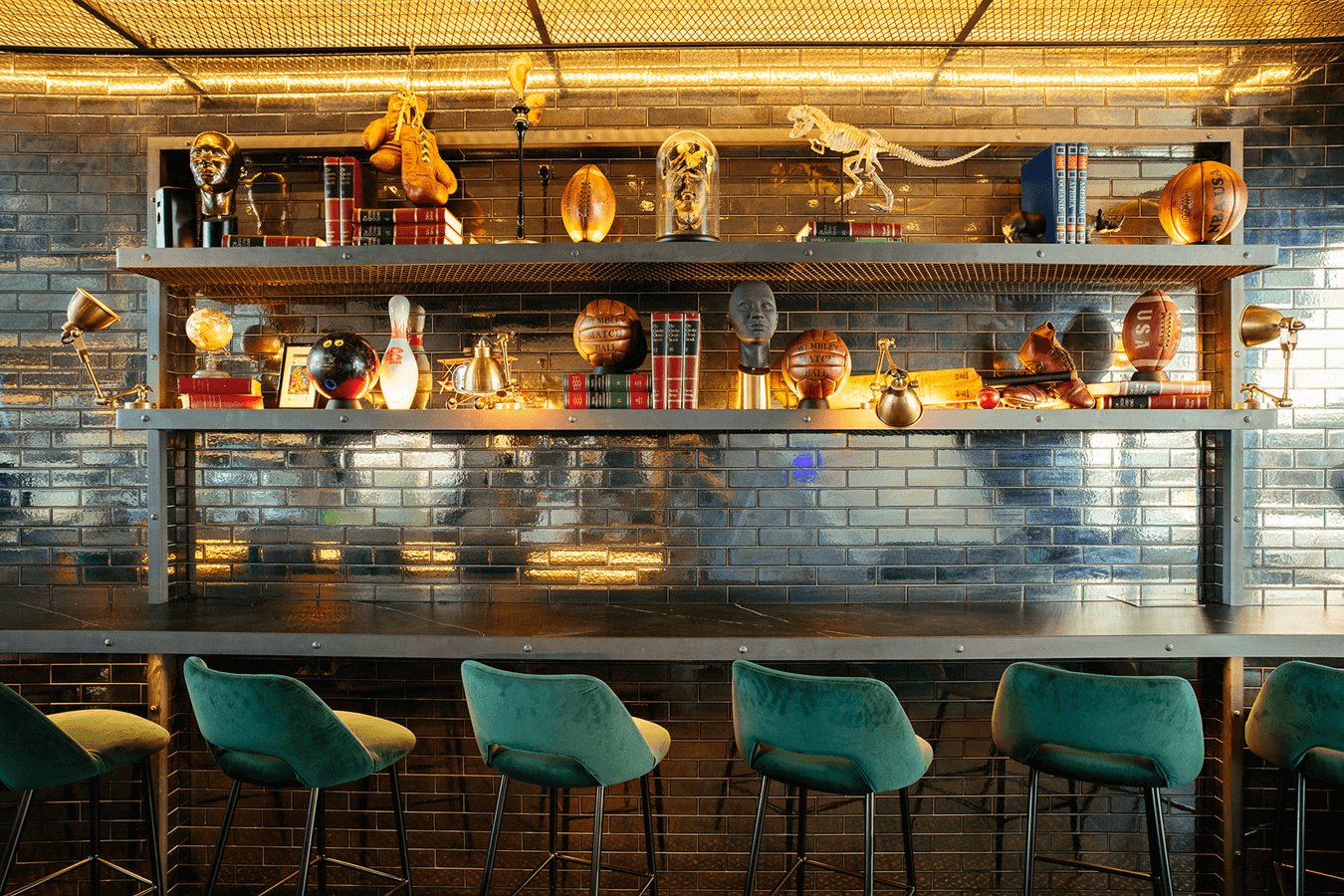 Signature cocktail being prepared at Bar Du Soleil