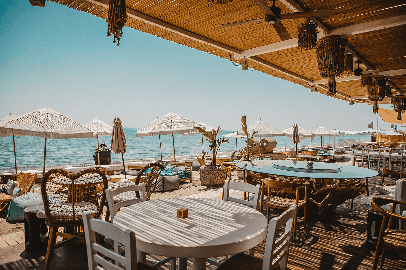 Daytime ambience by the pool at Plage Du Soleil