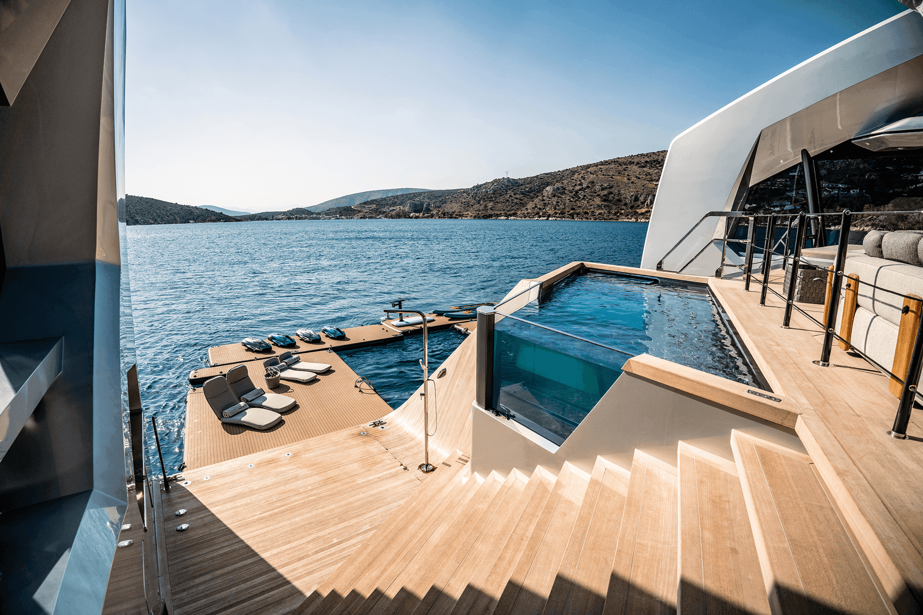 Open-air sun deck of This Is It